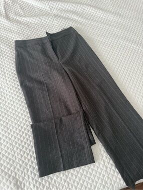 Classic dark grey Wide-Leg Pants,brand new